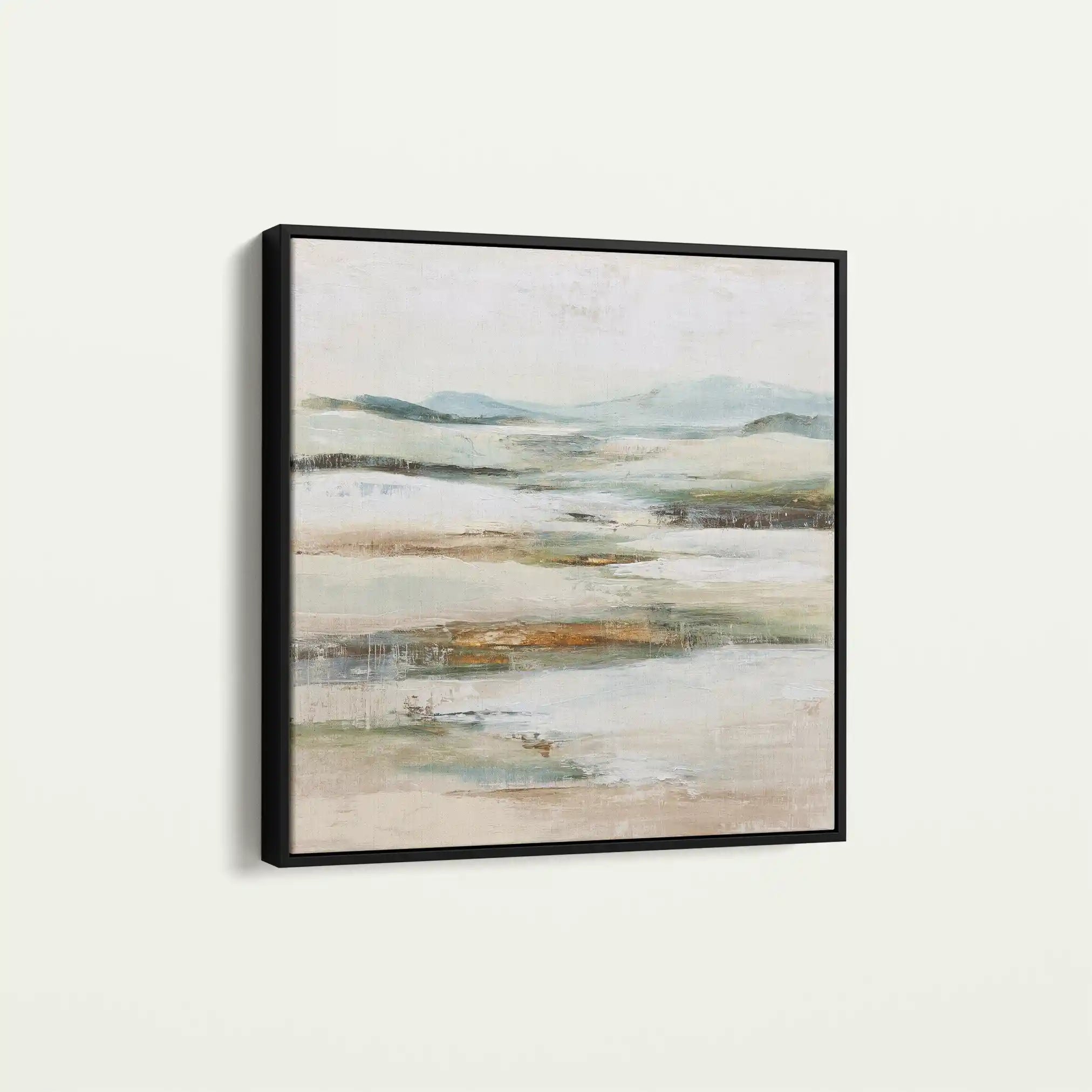 Abstract 1302 Canvas Art 60 x 60 cm / Black