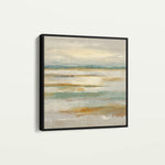 Abstract 1303 Canvas Art 16" x 16" / 40 x 40 cm / Black