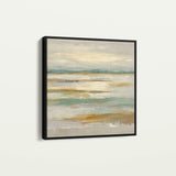 Abstract 1303 Canvas Art 16" x 16" / 40 x 40 cm / Black