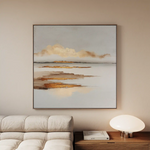 Abstract 1304 Canvas Art 60 x 60 cm / Black