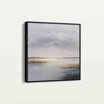Abstract 1305 Canvas Art 60 x 60 cm / Black
