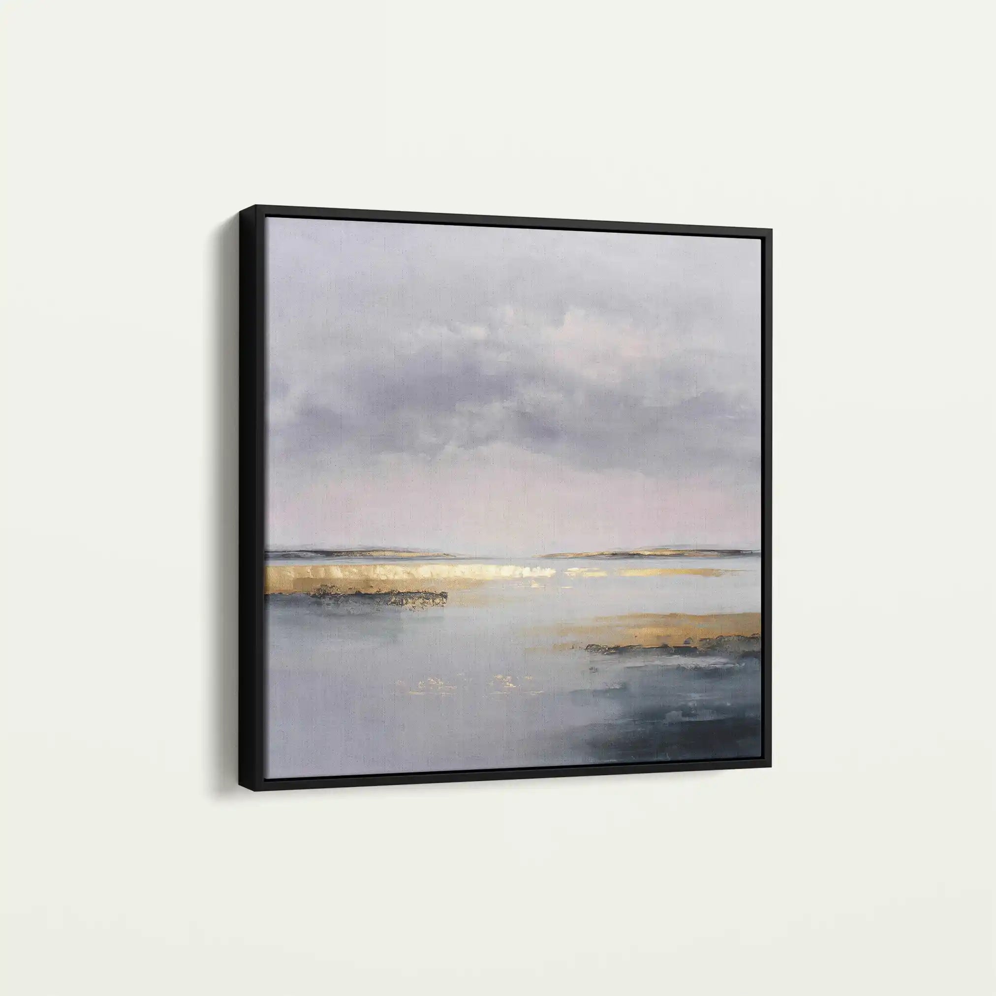Abstract 1305 Canvas Art 60 x 60 cm / Black