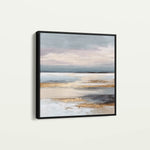 Abstract 1306 Canvas Art 16" x 16" / 40 x 40 cm / Black