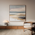 Abstract 1306 Canvas Art 60 x 60 cm / Black
