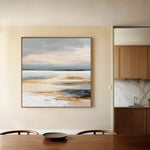 Abstract 1306 Canvas Art 60 x 60 cm / Black