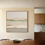 Abstract 1308 Canvas Art 16" x 16" / 40 x 40 cm / Black