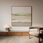 Abstract 1308 Canvas Art 60 x 60 cm / Black