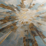 Abstract 1309 Canvas Art 16" x 16" / 40 x 40 cm / Black
