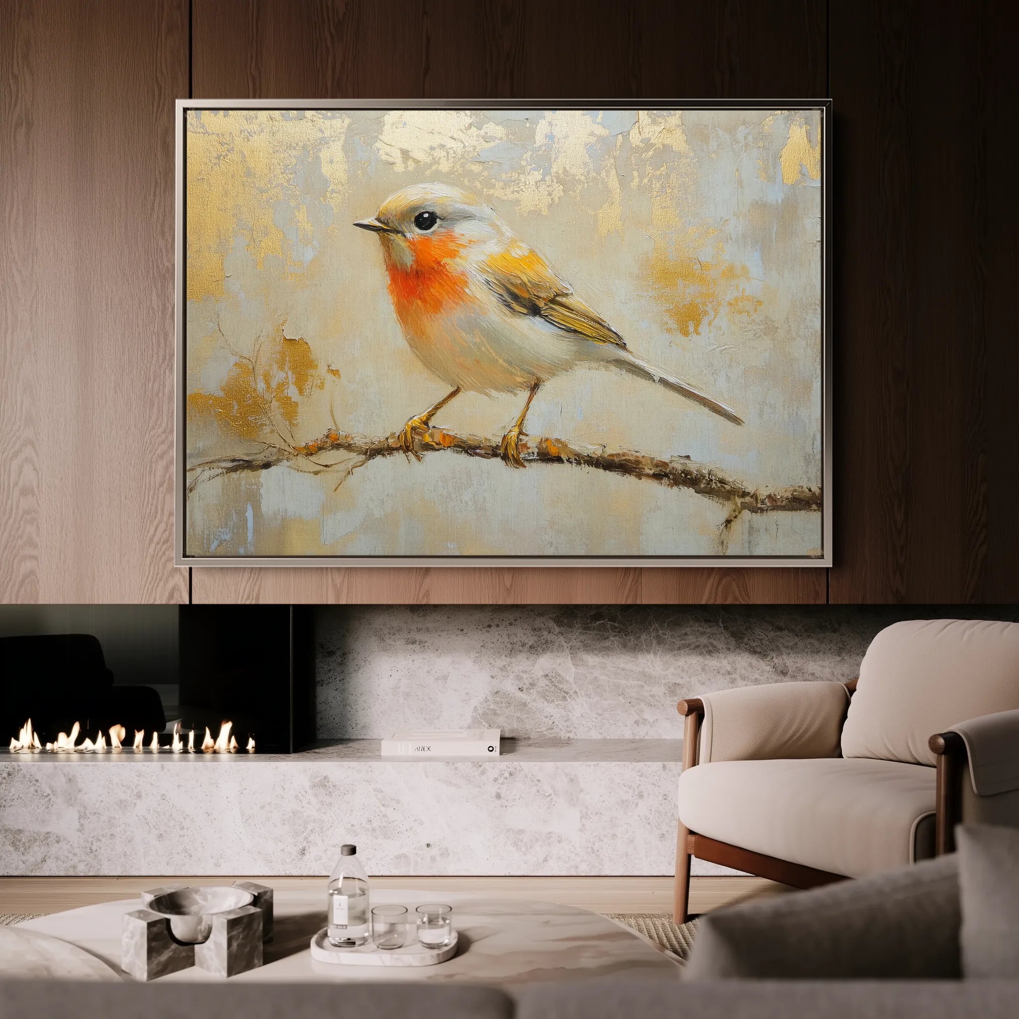 Animals 131 Canvas Art 18" x 24" / 45 x 60 cm / Black