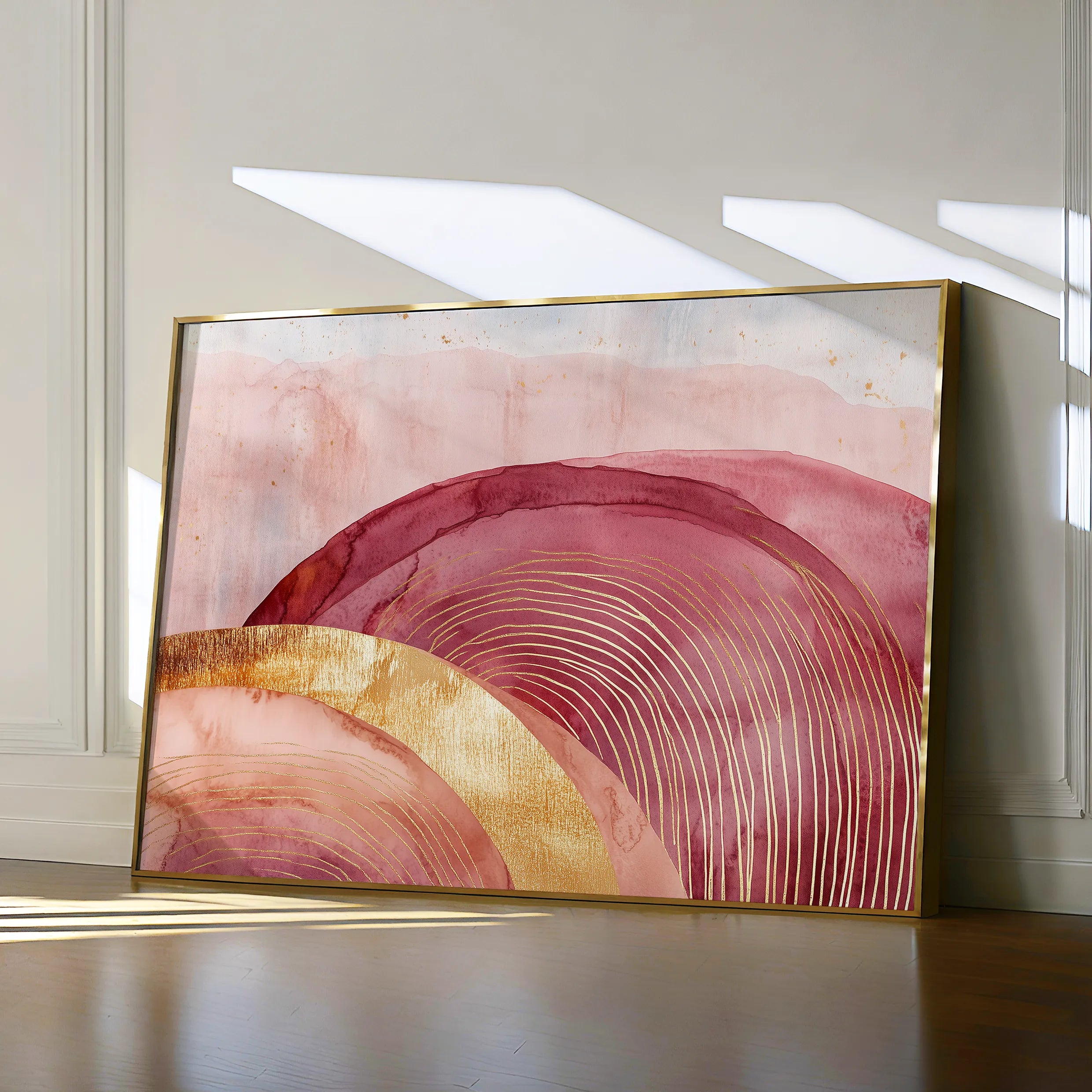 Boho 131 Canvas Art 18" x 24" / 45 x 60 cm / Black