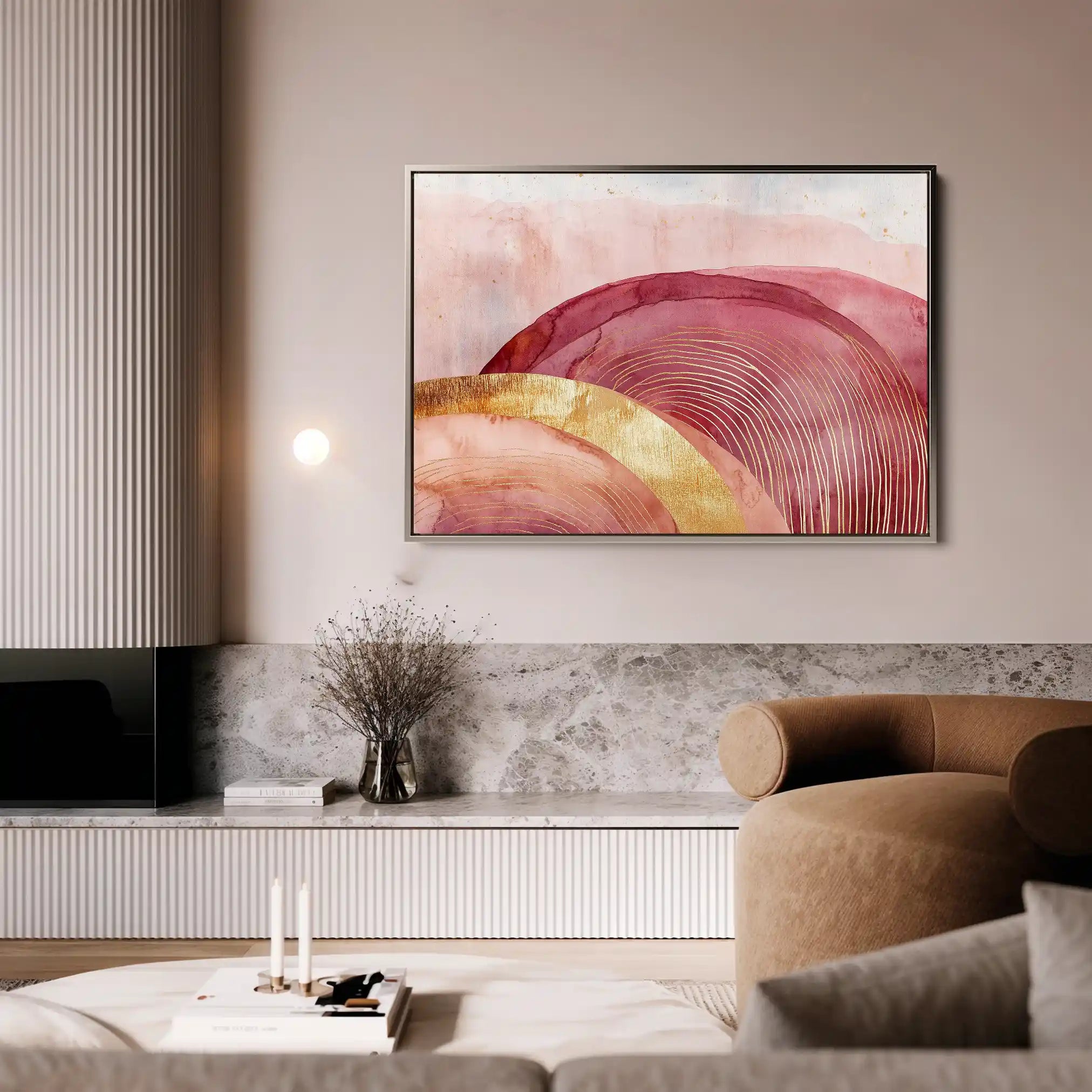 Boho 131 Canvas Art 60 x 40 cm / Black