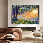 Landscape 131 Canvas Art 18" x 24" / 45 x 60 cm / Black