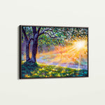 Landscape 131 Canvas Art 18" x 24" / 45 x 60 cm / Black