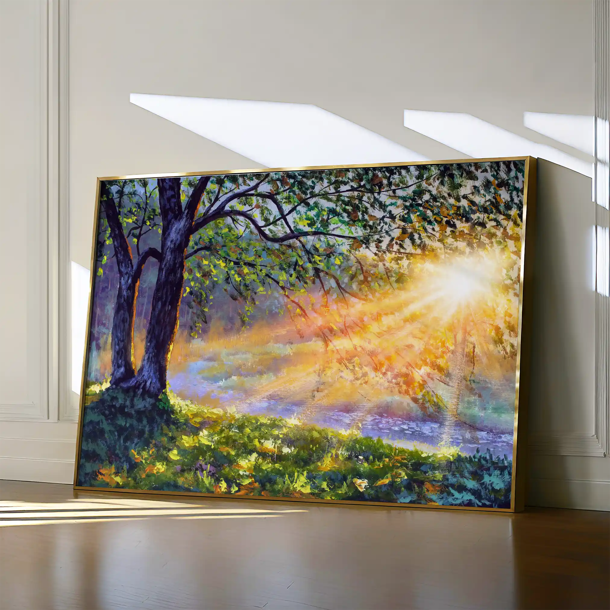 Landscape 131 Canvas Art 60 x 40 cm / Black