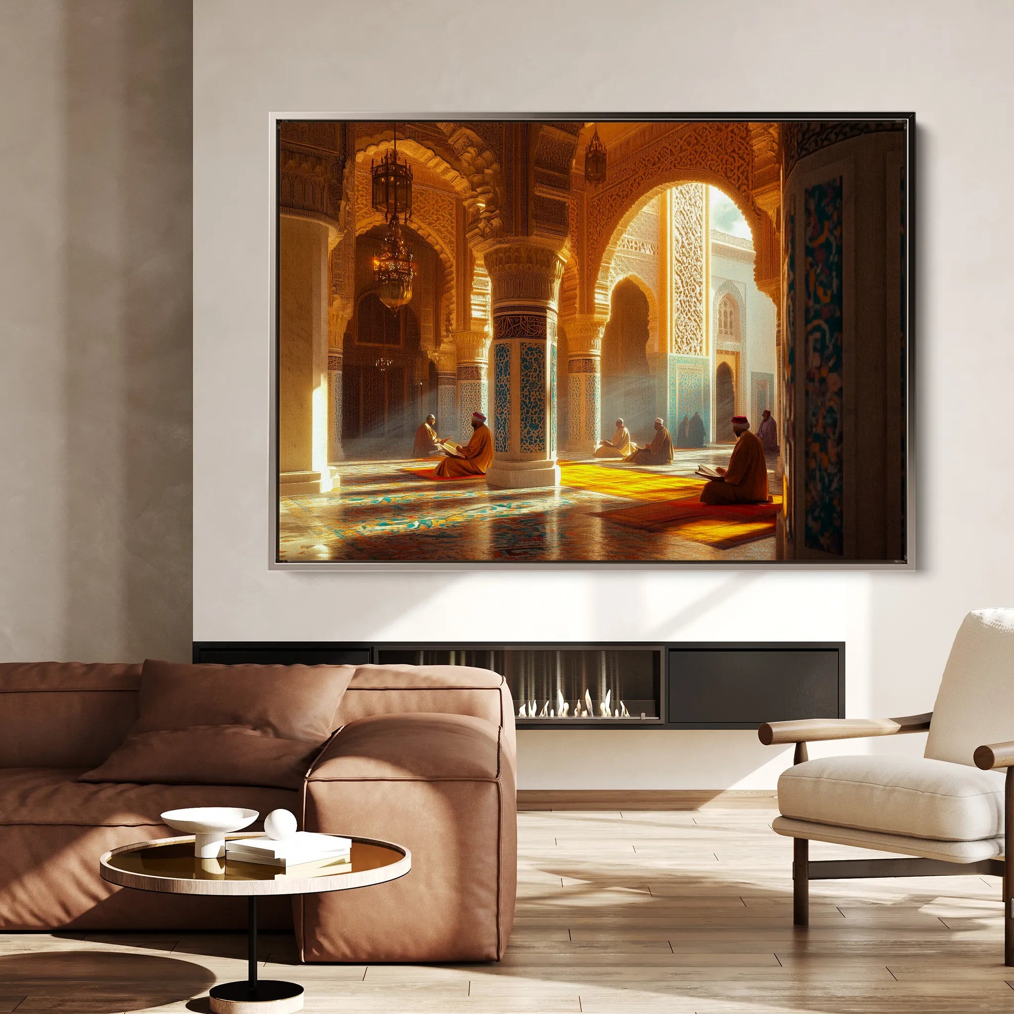 Orientalist 131 Canvas Art 18" x 24" / 45 x 60 cm / Black