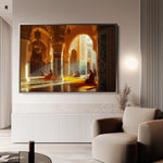 Orientalist 131 Canvas Art 18" x 24" / 45 x 60 cm / Black