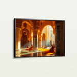 Orientalist 131 Canvas Art 18" x 24" / 45 x 60 cm / Black