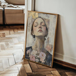 Portrait 131 Canvas Art 18" x 24" / 45 x 60 cm / Black
