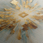 Abstract 1310 Canvas Art 16" x 16" / 40 x 40 cm / Black