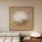Abstract 1311 Canvas Art 60 x 60 cm / Black