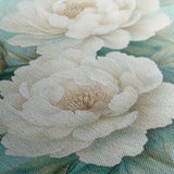 Floral 1311 Canvas Art 16" x 16" / 40 x 40 cm / Black