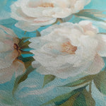 Floral 1312 Canvas Art 16" x 16" / 40 x 40 cm / Black