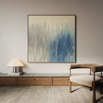 Abstract 1313 Canvas Art 16" x 16" / 40 x 40 cm / Black