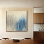 Abstract 1313 Canvas Art 16" x 16" / 40 x 40 cm / Black