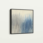 Abstract 1313 Canvas Art 16" x 16" / 40 x 40 cm / Black