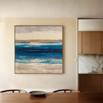 Abstract 1314 Canvas Art 16" x 16" / 40 x 40 cm / Black