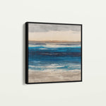Abstract 1314 Canvas Art 16" x 16" / 40 x 40 cm / Black