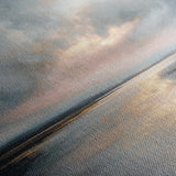 Abstract 1315 Canvas Art 16" x 16" / 40 x 40 cm / Black