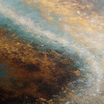 Abstract 1316 Canvas Art 16" x 16" / 40 x 40 cm / Black