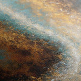 Abstract 1316 Canvas Art 16" x 16" / 40 x 40 cm / Black