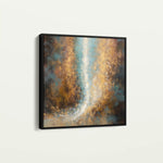 Abstract 1316 Canvas Art 60 x 60 cm / Black