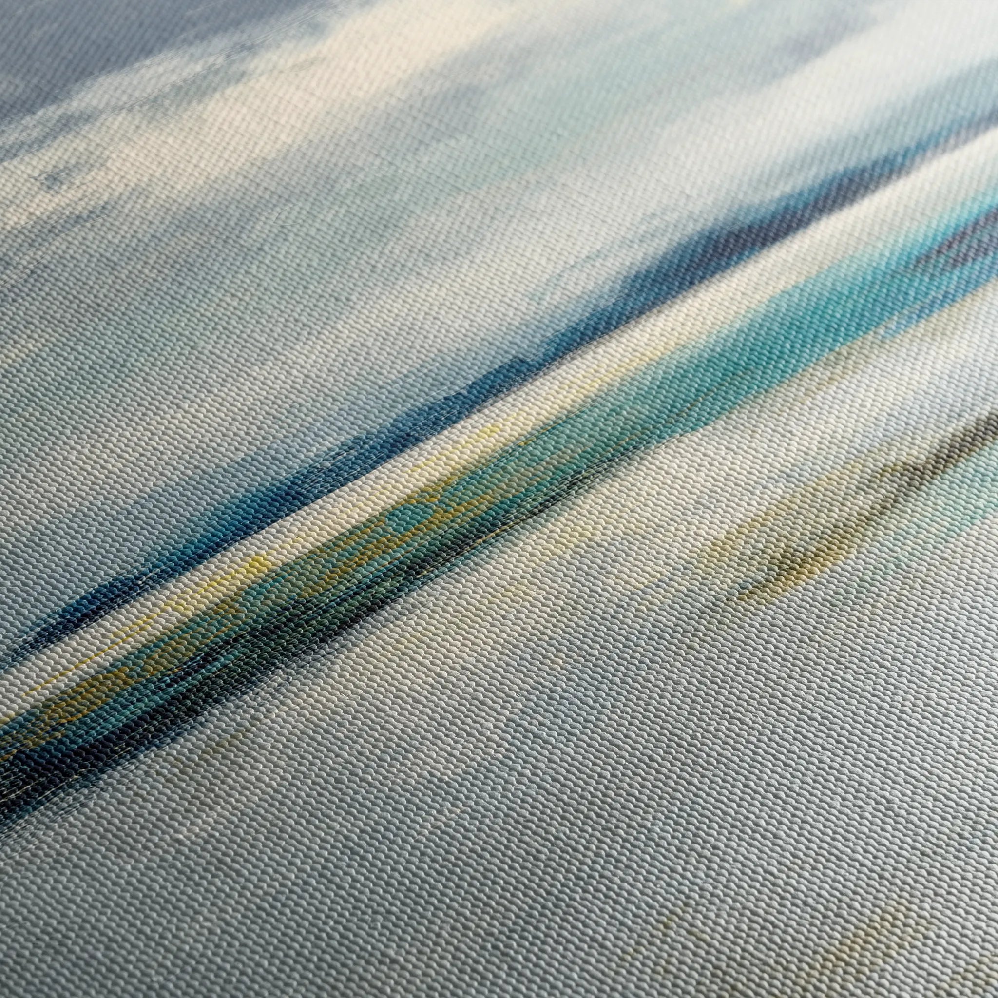Abstract 1317 Canvas Art 16" x 16" / 40 x 40 cm / Black