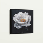 Floral 1319 Canvas Art 60 x 60 cm / Black