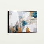 Abstract 132 Canvas Art 18" x 24" / 45 x 60 cm / Black