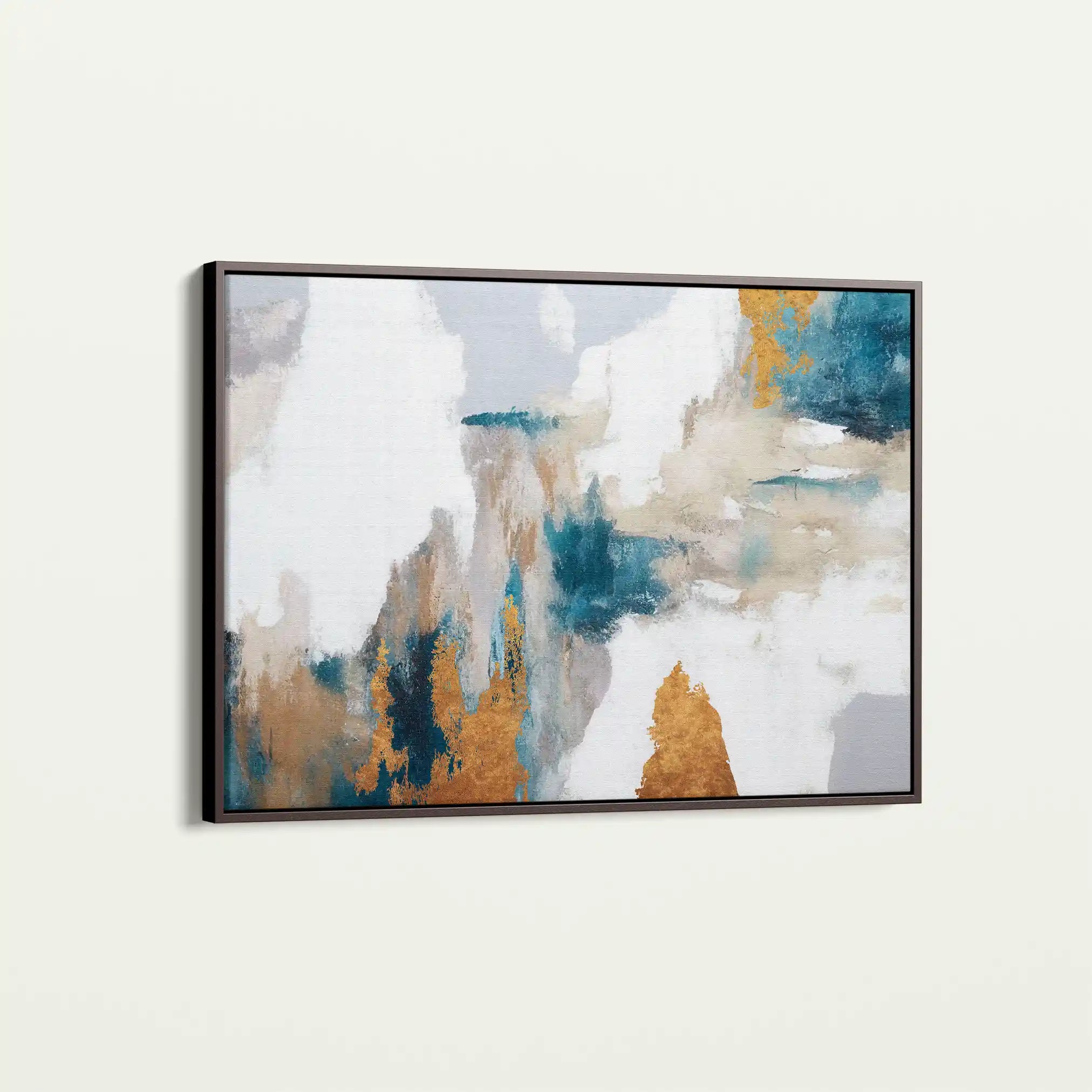 Abstract 132 Canvas Art 18" x 24" / 45 x 60 cm / Black
