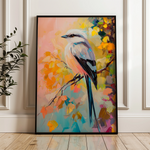 Animals 132 Canvas Art 18" x 24" / 45 x 60 cm / Black