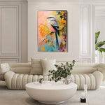 Animals 132 Canvas Art 18" x 24" / 45 x 60 cm / Black