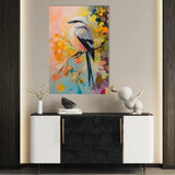 Animals 132 Canvas Art 18" x 24" / 45 x 60 cm / Black