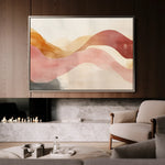 Boho 132 Canvas Art 18" x 24" / 45 x 60 cm / Black