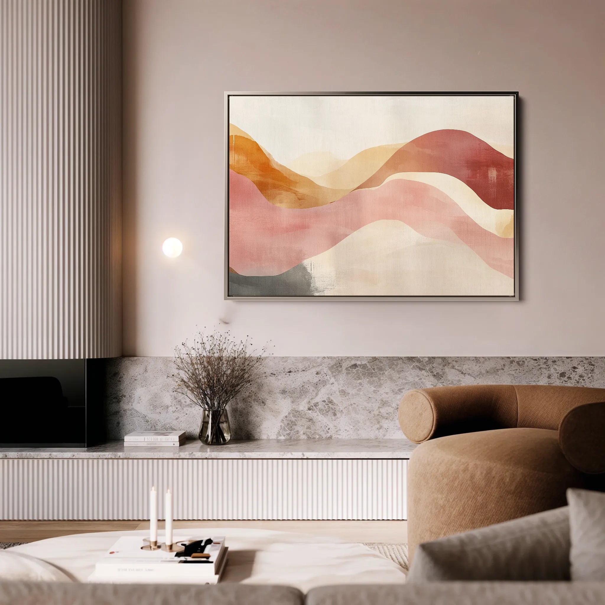 Boho 132 Canvas Art 18" x 24" / 45 x 60 cm / Black