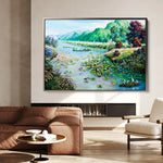 Landscape 132 Canvas Art 18" x 24" / 45 x 60 cm / Black