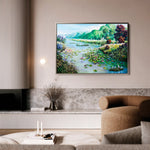 Landscape 132 Canvas Art 18" x 24" / 45 x 60 cm / Black