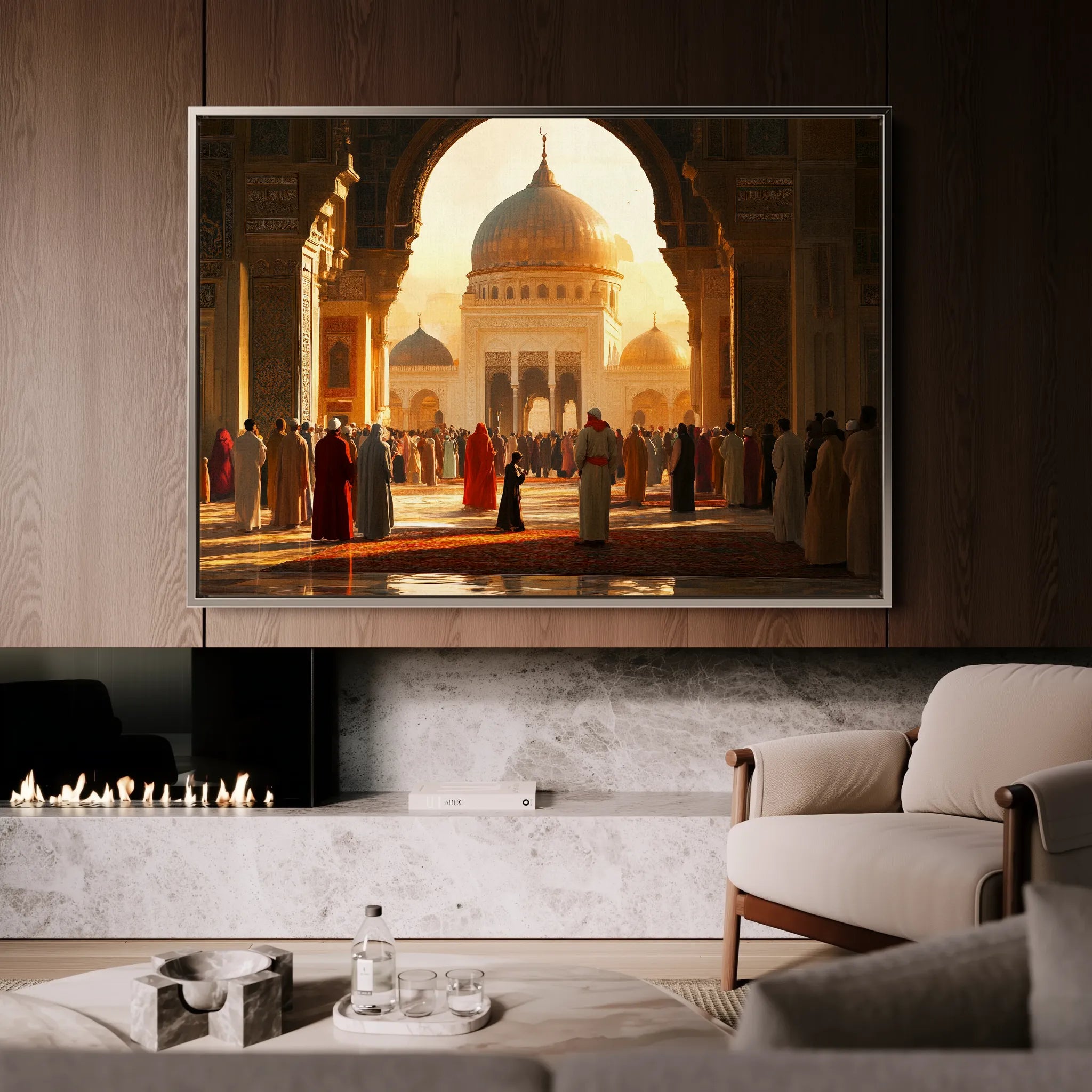 Orientalist 132 Canvas Art 18" x 24" / 45 x 60 cm / Black