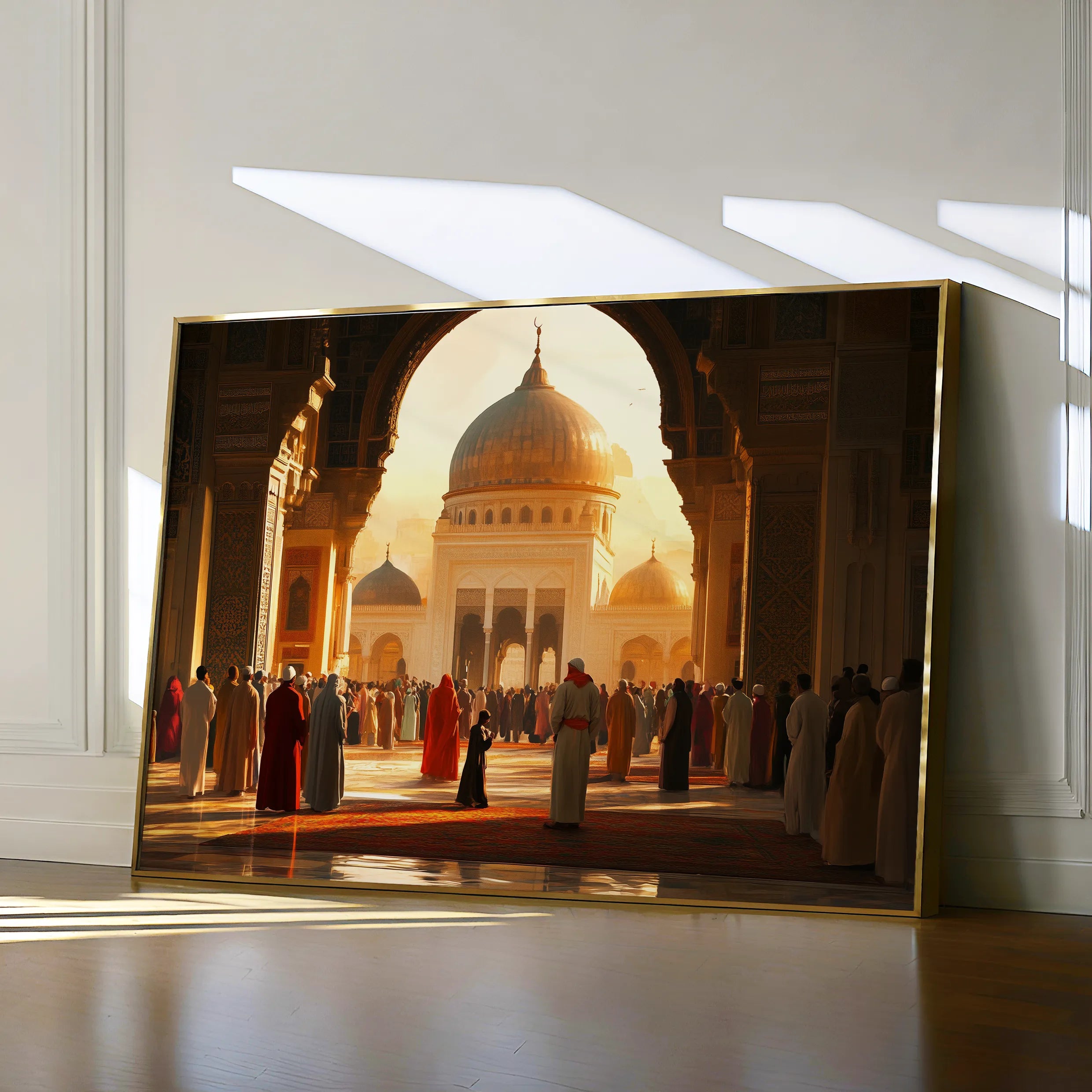 Orientalist 132 Canvas Art 18" x 24" / 45 x 60 cm / Black