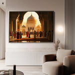 Orientalist 132 Canvas Art 18" x 24" / 45 x 60 cm / Black