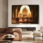 Orientalist 132 Canvas Art 18" x 24" / 45 x 60 cm / Black